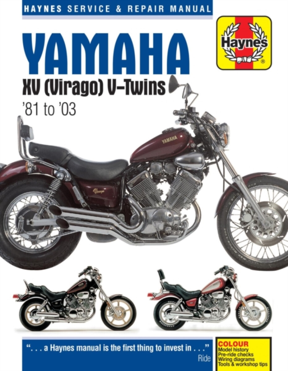 Kniha Yamaha XV Virago (81-03) Haynes Repair Manual