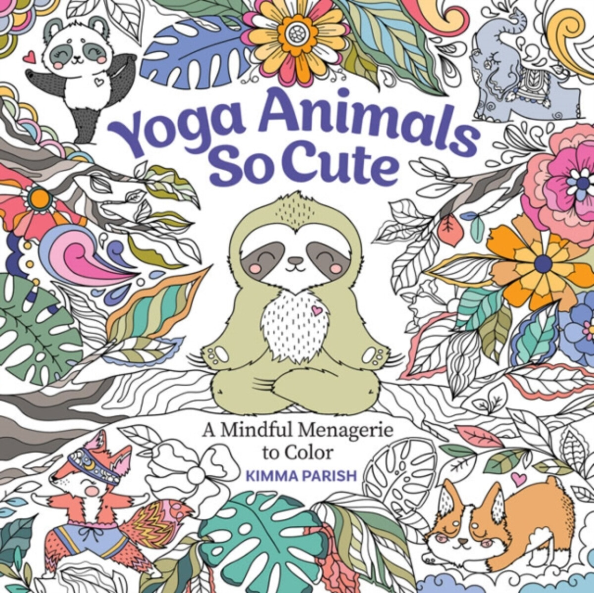 Kniha Yoga Animals So Cute