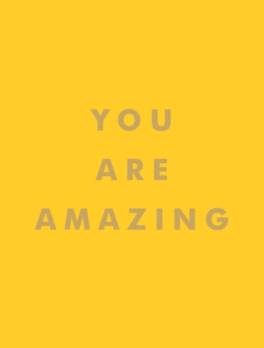 Kniha You Are Amazing