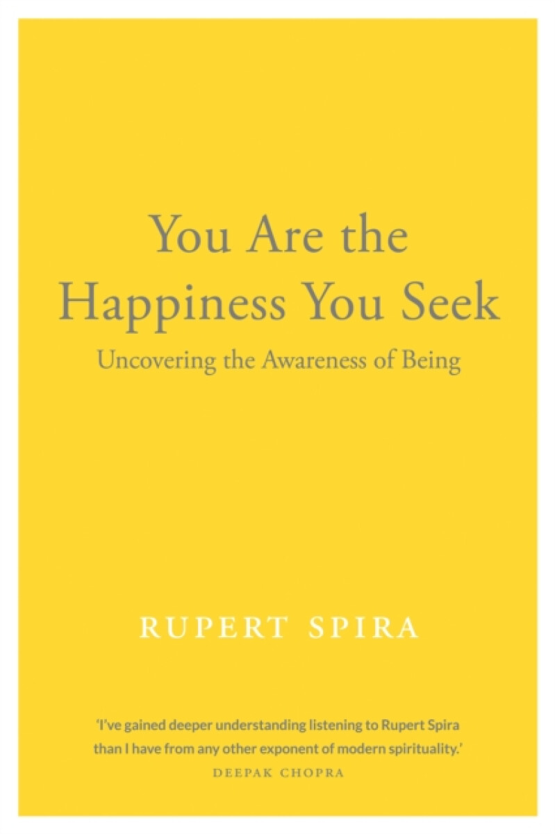 Kniha You Are the Happiness You Seek