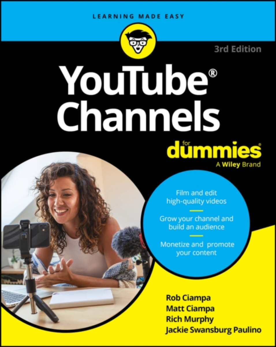 Kniha YouTube Channels For Dummies, 3rd Edition
