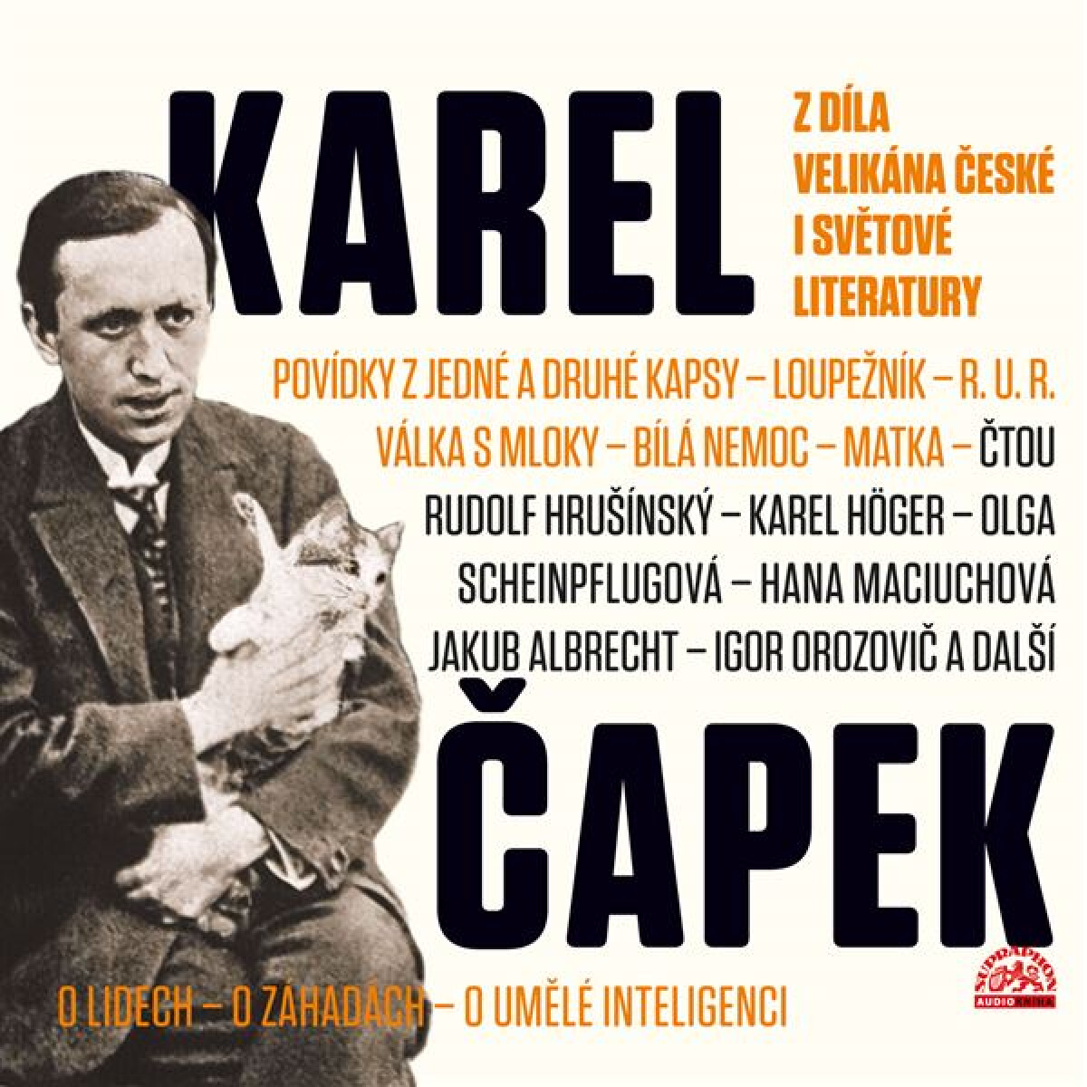 Levně Z díla velikána české i světové literatury - Karel Čapek - audiokniha