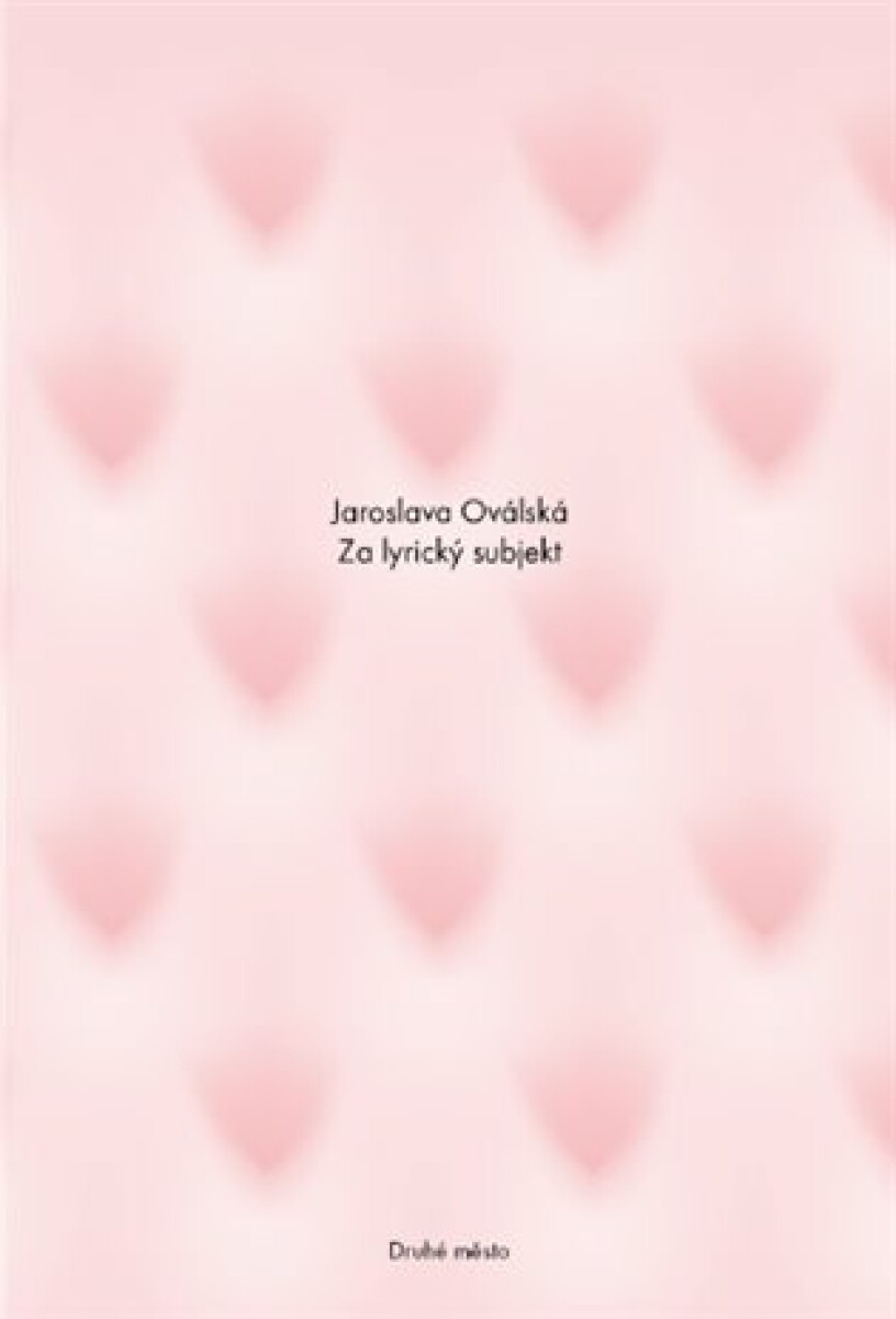 Kniha Za lyrický subjekt