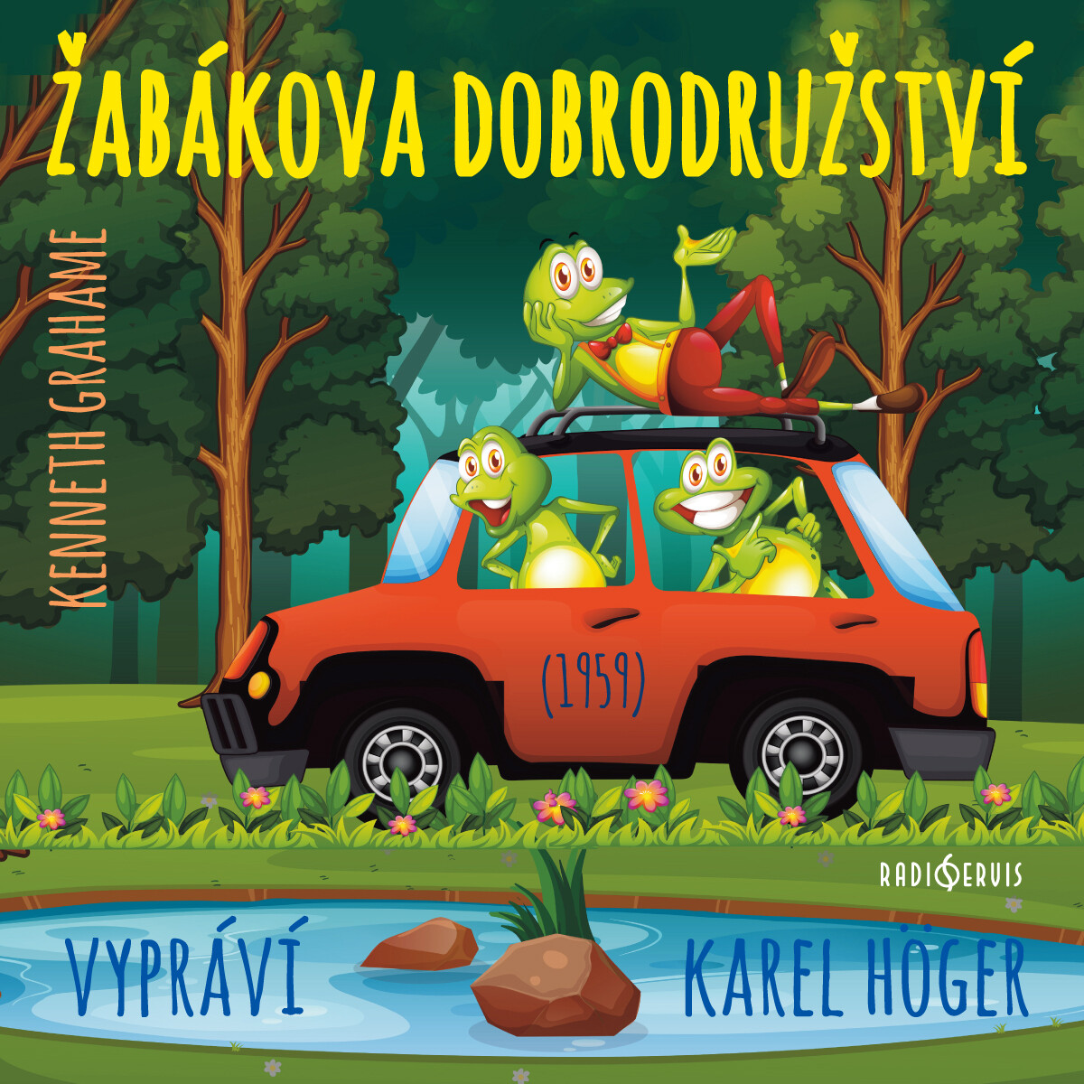 Levně Žabákova dobrodružství (1959) - Kenneth Grahame - audiokniha