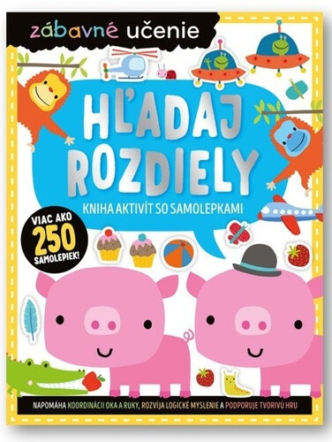 Kniha Zábavné učenie Hľadej rozdiely