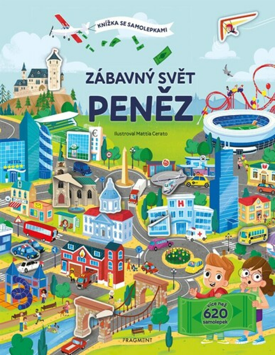 Kniha Knížka se samolepkami - Zábavný svět peněz