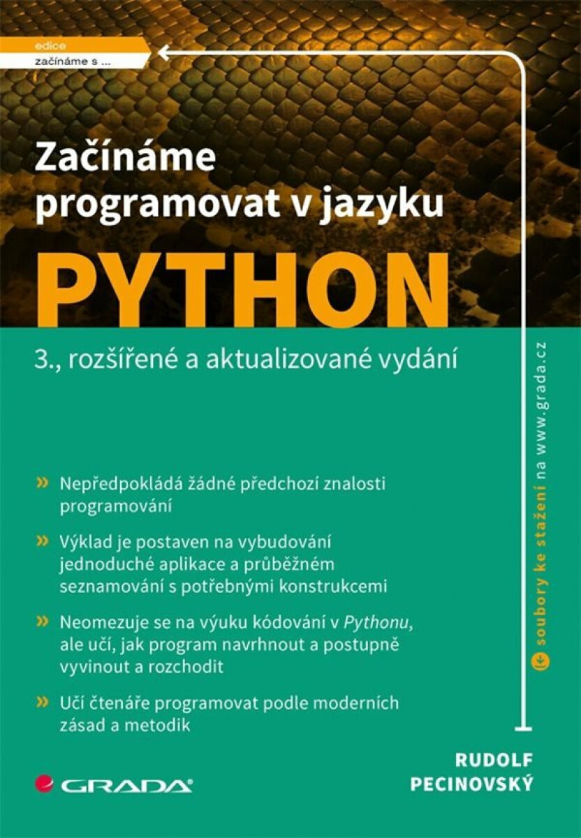 Kniha Začínáme programovat v jazyku Python, 3. vydání