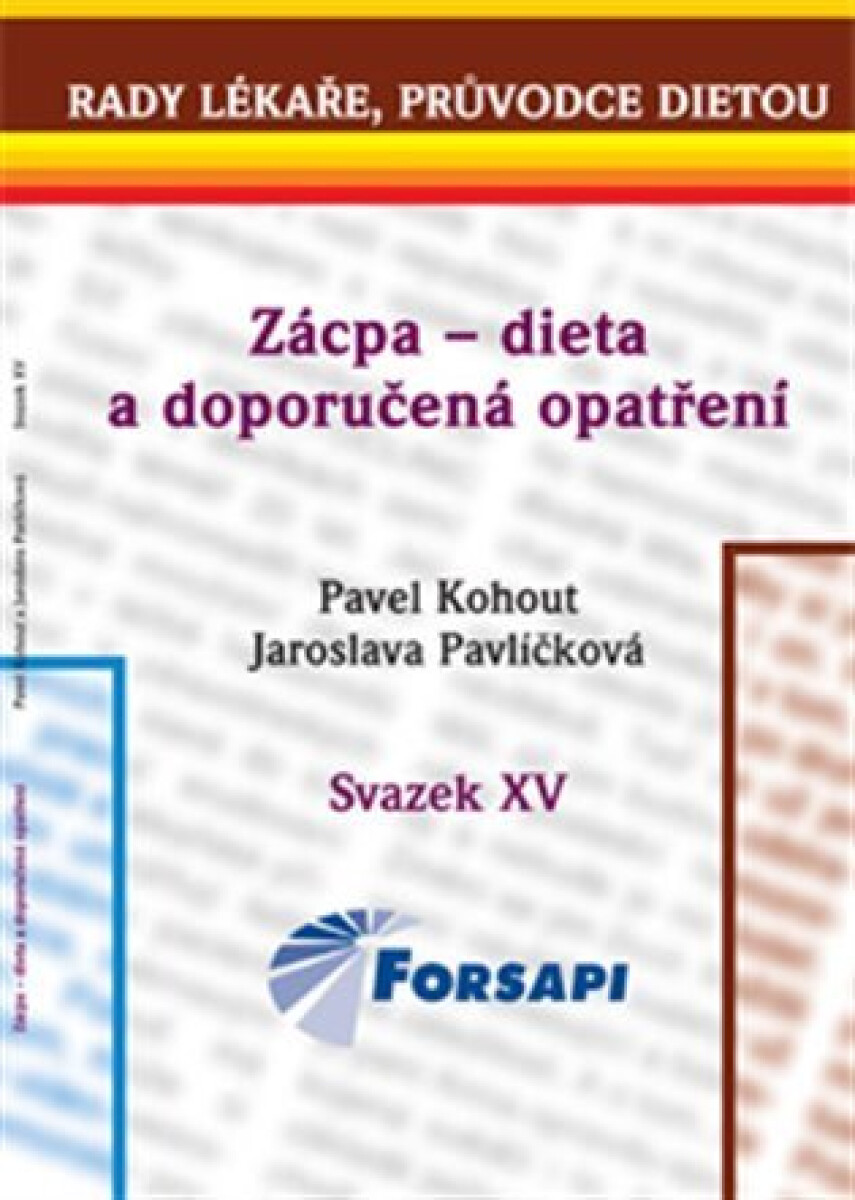 Zácpa - Dieta a doporučené opatření koupíte na Knihydobrovsky.cz