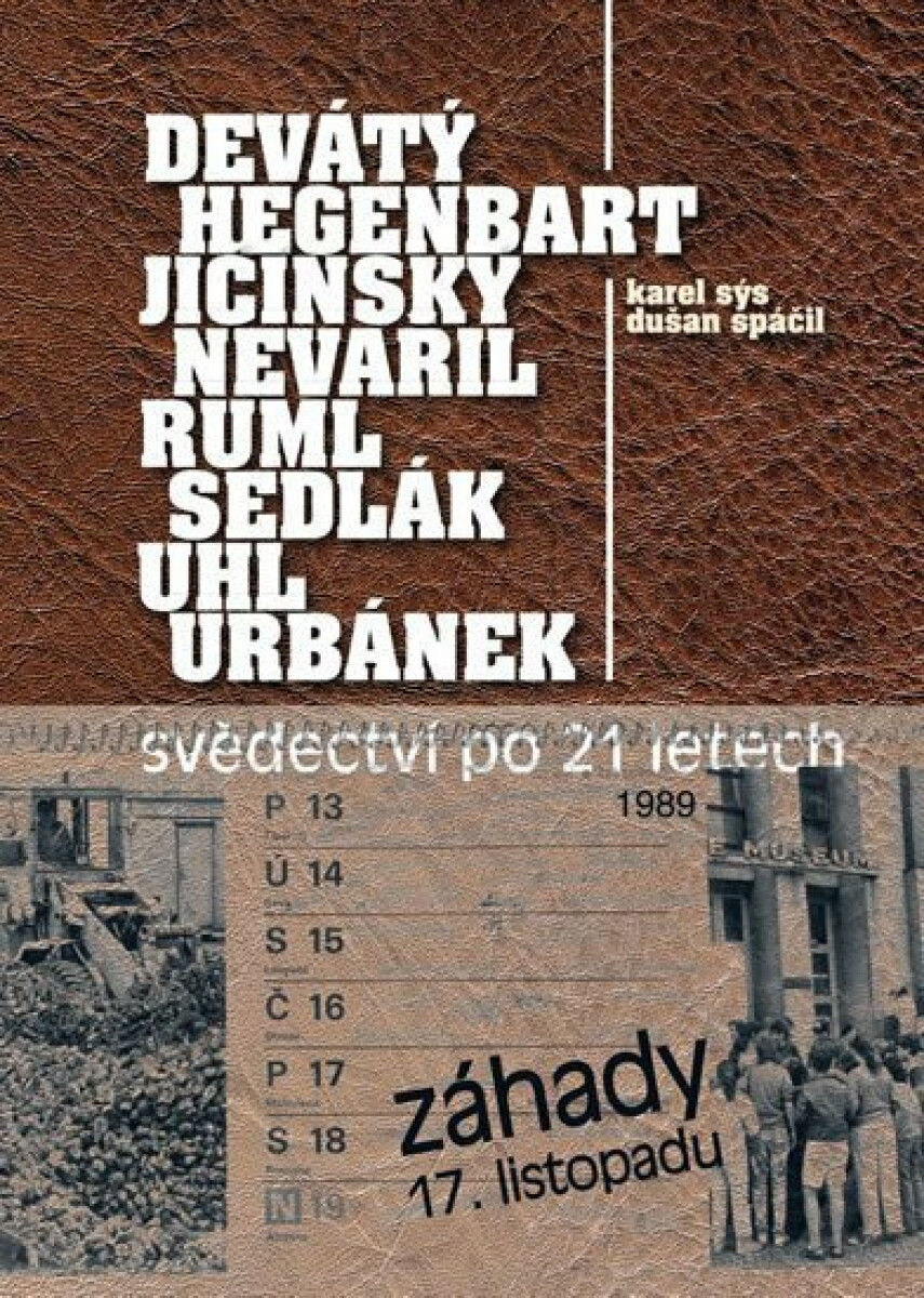 Kniha Záhady 17. listopadu