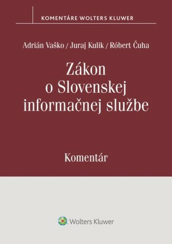 Kniha Zákon o Slovenskej informačnej službe