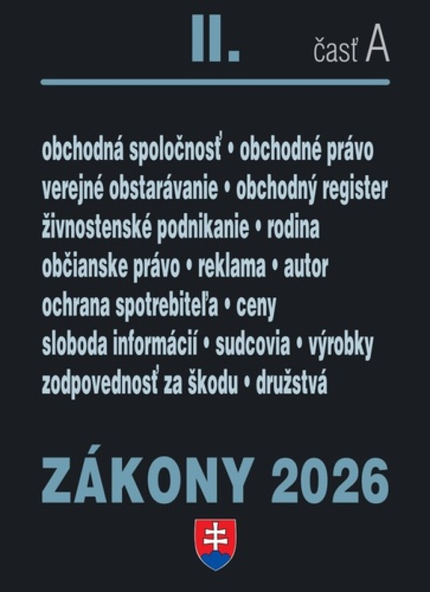 Kniha Zákony II A 2026
