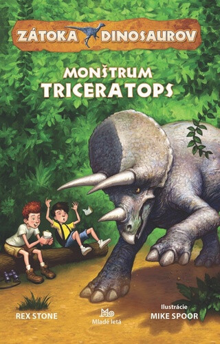 Kniha Zátoka dinosaurov: Monštrum Triceratops