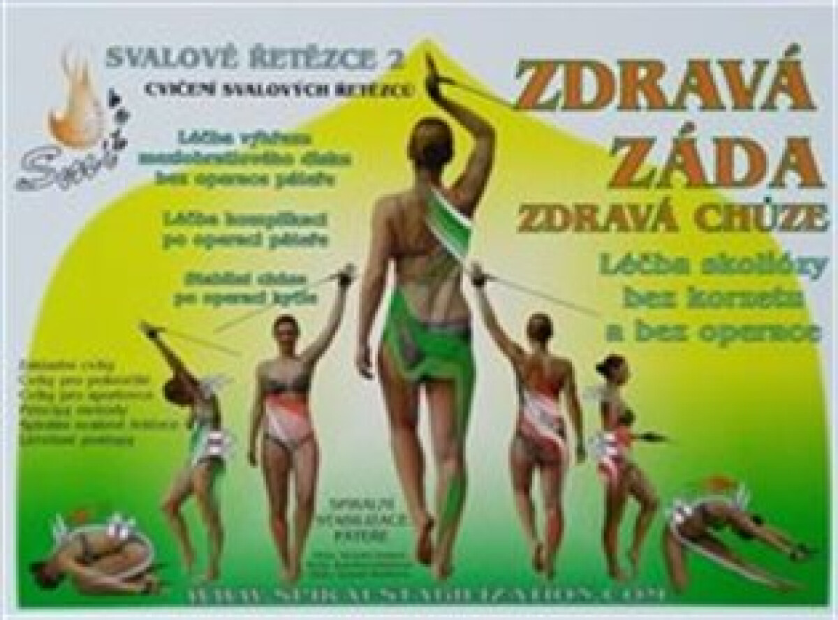 Kniha Zdravá záda / Zdravá chůze - Léčba skoliózy bez korzetu a bez operace, 9. vydání