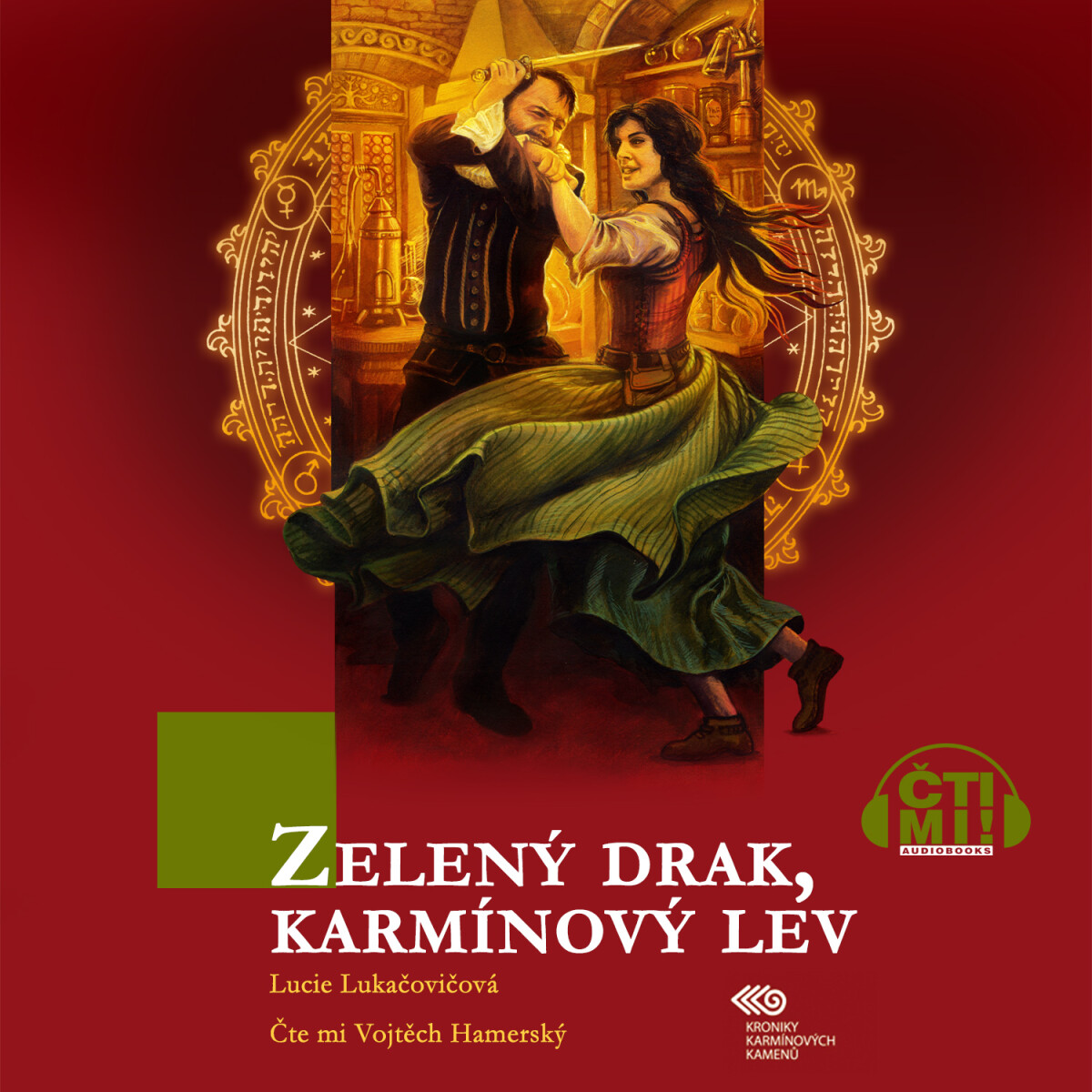 Levně Zelený drak, karmínový lev - Lucie Lukačovičová - audiokniha