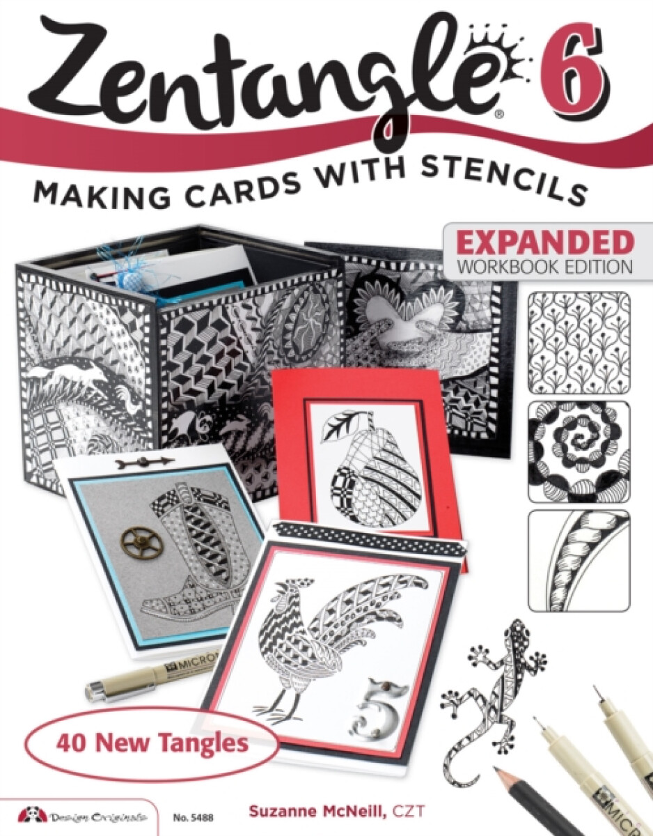 Kniha Zentangle 6, Expanded Workbook Edition