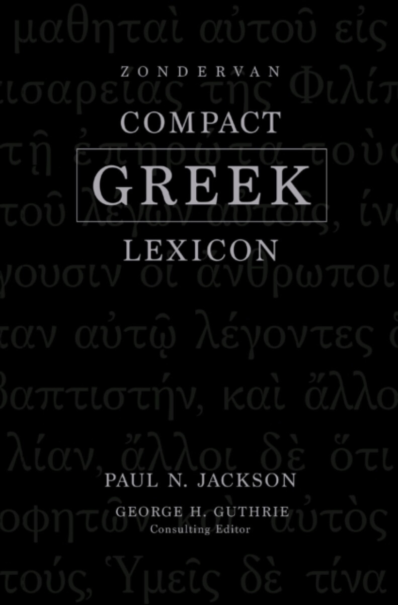 Kniha Zondervan Compact Greek Lexicon