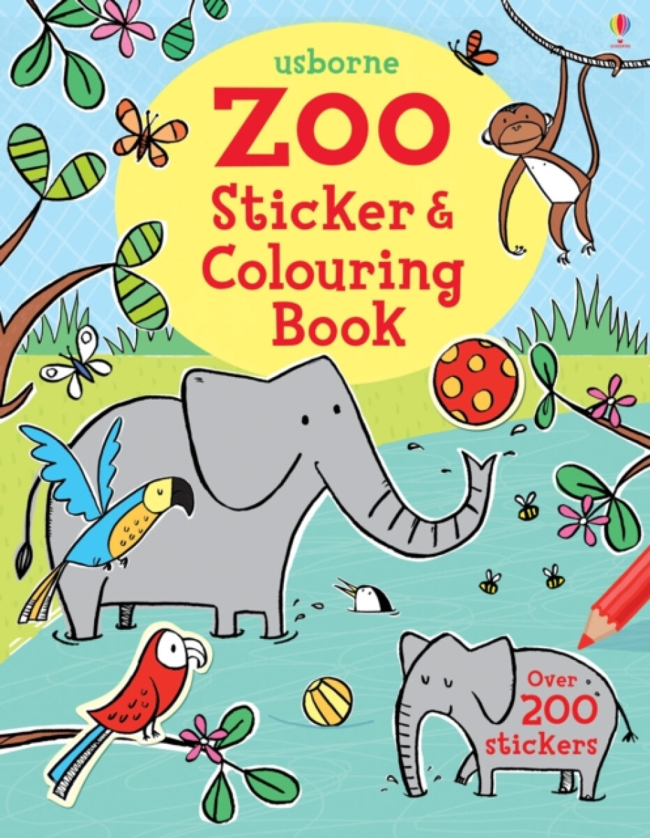 Kniha Zoo Sticker and Colouring Book