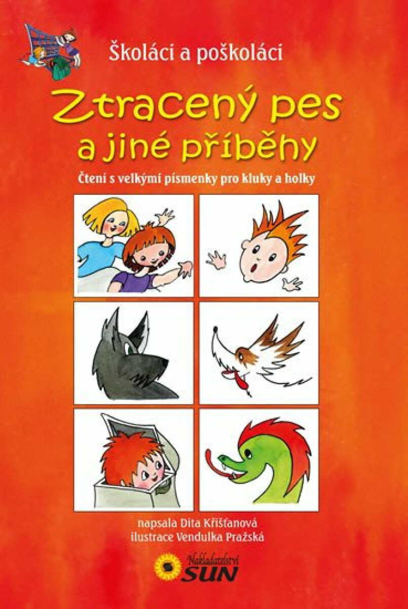 Kniha Ztracený pes a jiné příběhy - Čtení s velkými písmenky pro kluky a holky (Defekt)