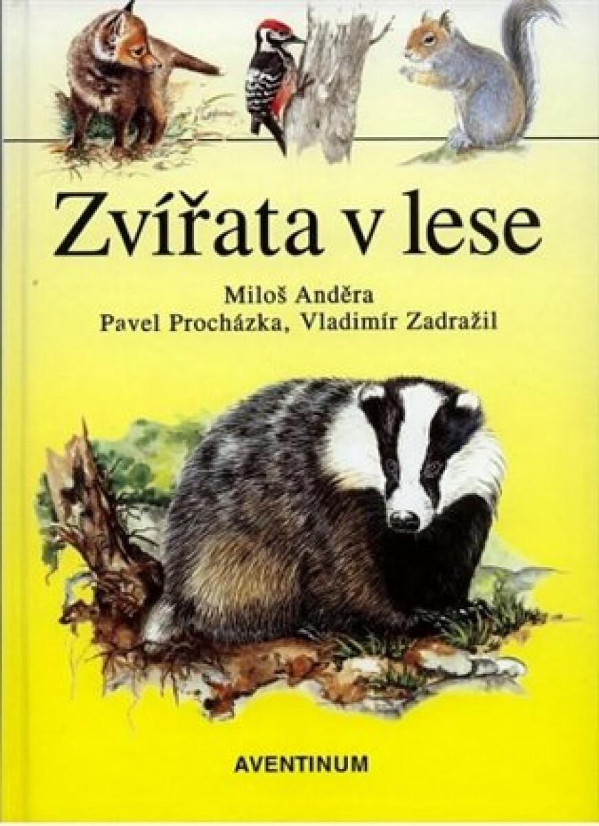 Kniha Zvířata v lese