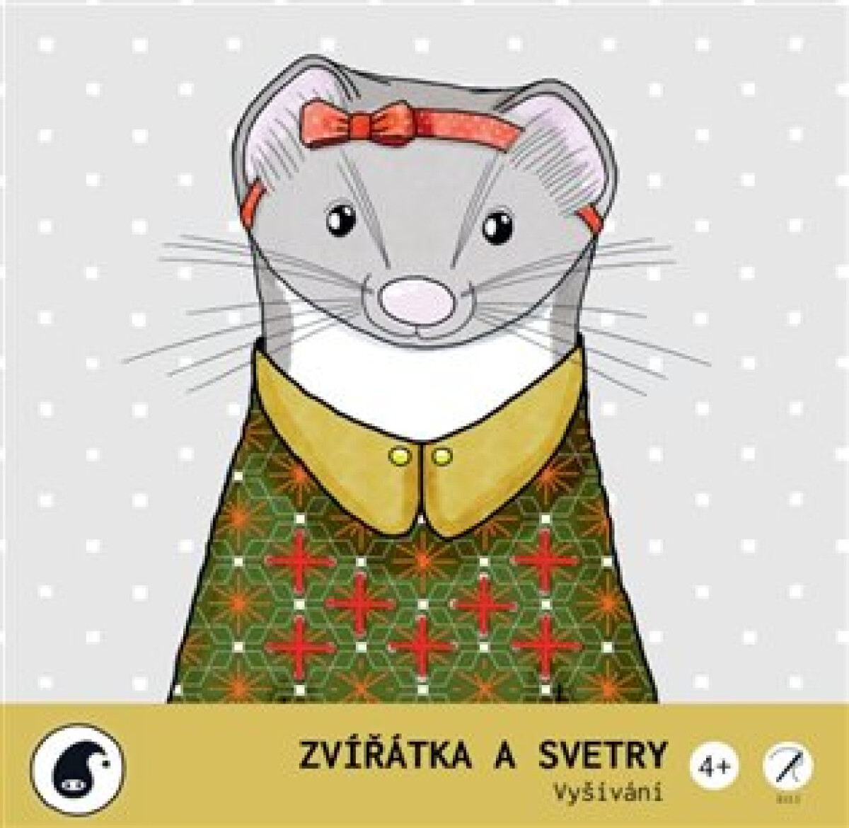 Kniha Zvířátka a svetry - Vyšívání, 1. vydání
