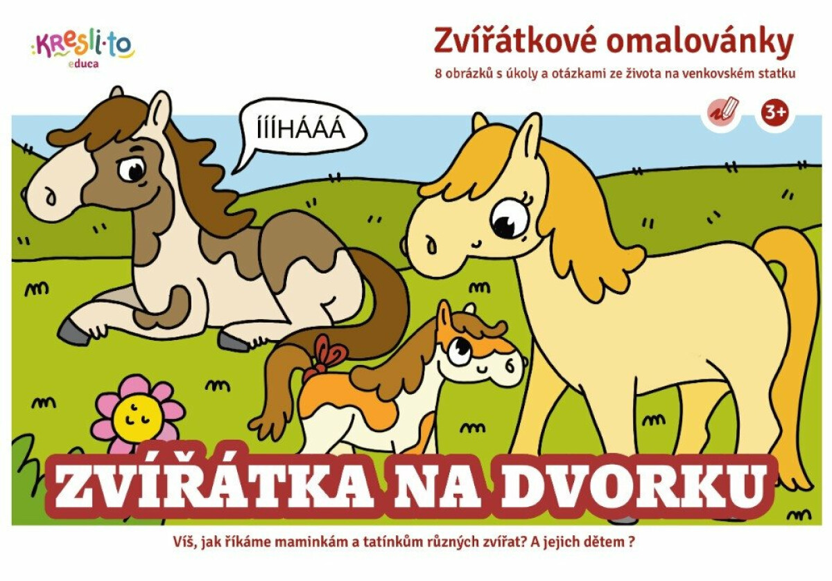 Kniha Zvířátka na dvorku