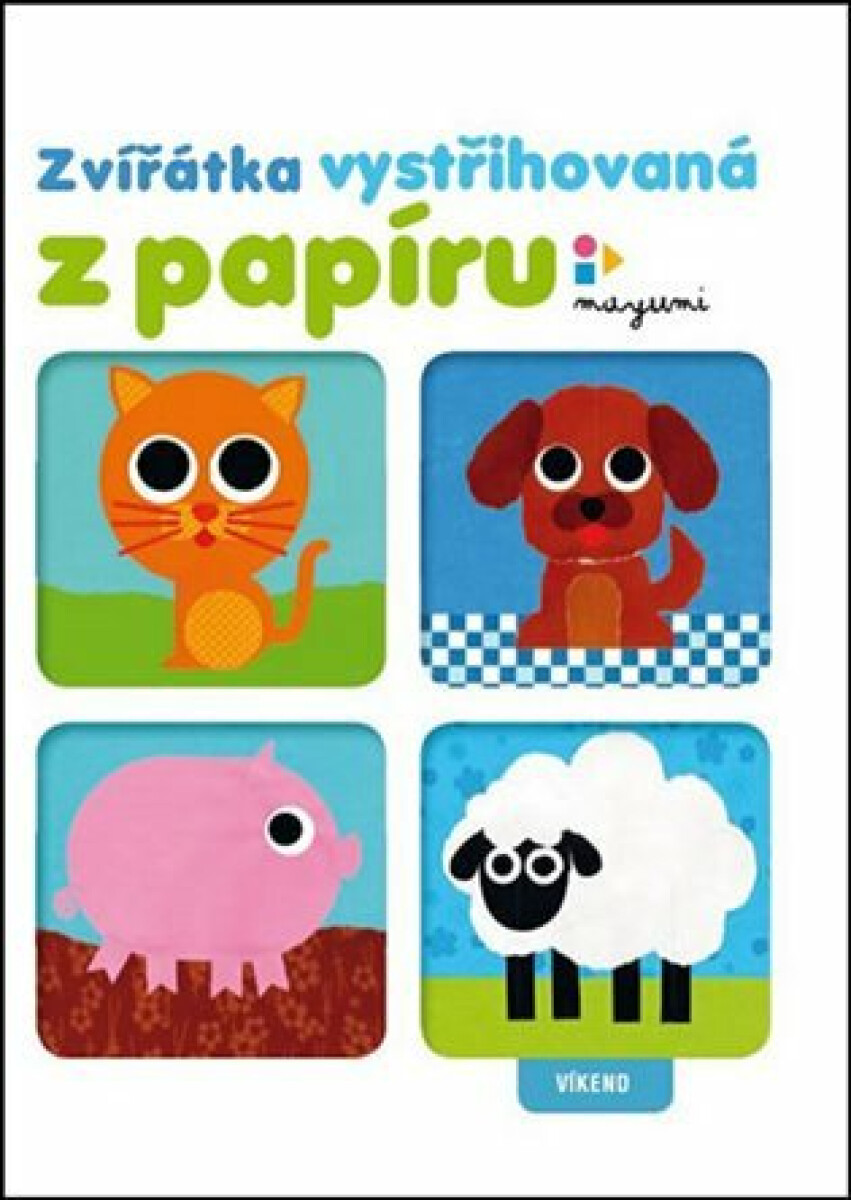 Kniha Zvířátka vystřihovaná z papíru