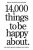14,000 Things To Be Happy About - Barbara Ann Kipfer