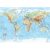 Svět - nástěnná obecně zeměpisná mapa 1 : 21 000 000 - neuveden