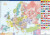 Evropa - administrativní mapa nástěnná - neuveden