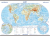 Svět - školní nástěnná fyzická mapa 1:26 mil./136x96 cm - neuveden