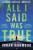 All I Said Was True - Imran Mahmood