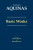 Aquinas: Basic Works - Thomas Aquinas