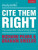 Cite Them Right - Pears Richard,Graham Shields