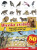 DIVOKÁ ZVÍŘATA  – velký rozkládací plakát, 80 samolepek - Kateřina Vranová