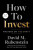 How to Invest - David M. Rubenstein