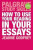 How to Use Your Reading in Your Essays - Jeanne Godfrey