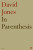 In Parenthesis - David Jones