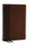 NKJV, Large Print Thinline Reference Bible, Blue Letter, Maclaren Series, Leathersoft, Brown, Comfort Print - Thomas Nelson
