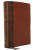 NKJV, Large Print Verse-by-Verse Reference Bible, Maclaren Series, Leathersoft, Brown, Comfort Print - Thomas Nelson