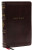 NKJV, Personal Size Reference Bible, Sovereign Collection, Leathersoft, Brown, Red Letter, Thumb Indexed, Comfort Print - Thomas Nelson