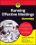 Running Effective Meetings For Dummies - Joseph A. Allen,Karin M. Reed
