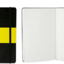 Moleskine - zápisník - čtverečkovaný, černý L 1