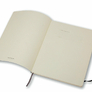 Moleskine - zápisník - linkovaný, černý XL