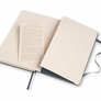 Moleskine - zápisník - linkovaný, modrý L