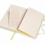 Moleskine - zápisník - linkovaný, žlutý L