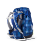 Školní batoh Ergobag prime- modrý károvaný 4