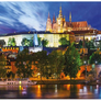 Puzzle Noční Letní noc v Praze neon
