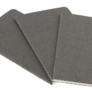 Moleskine - sešity - 3ks čisté, světle, šedé S