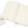 Moleskine - zápisník měkký, linkovaný, červený XL