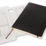 Moleskine - professional diář-zápisník měkký, černý XL